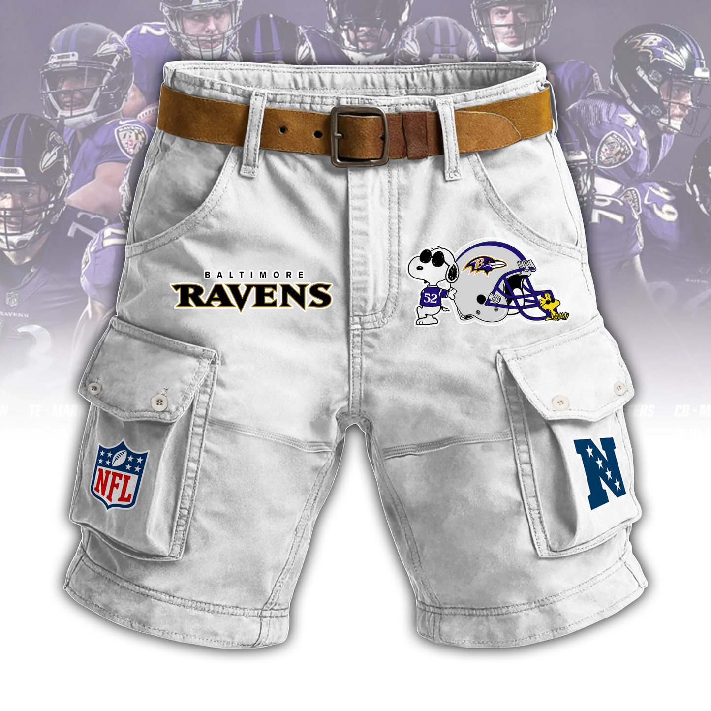 BAL x NFL Man Shorts