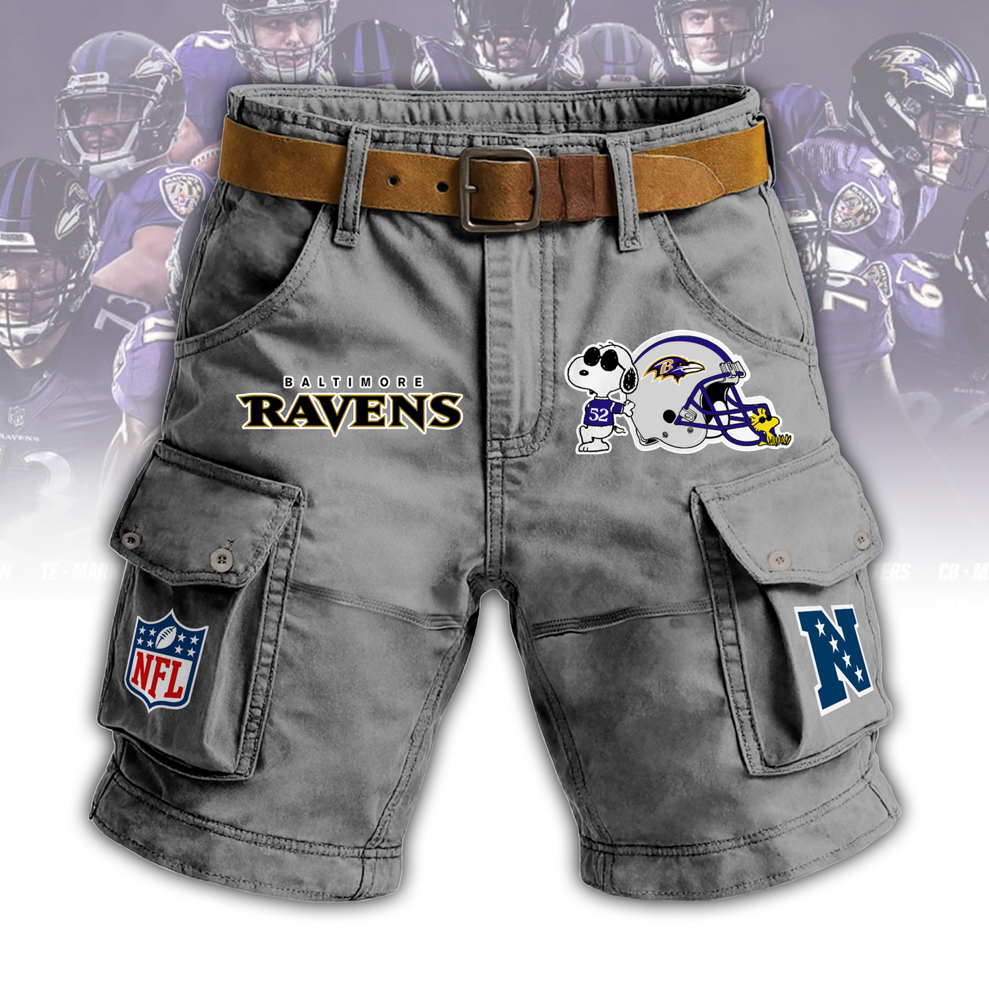 BAL x NFL Man Shorts