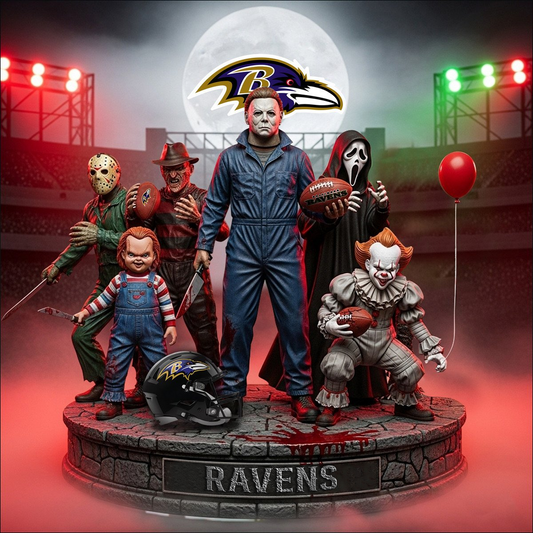 BAL x NFL Personalized Acrylic Block Plaque Halloween