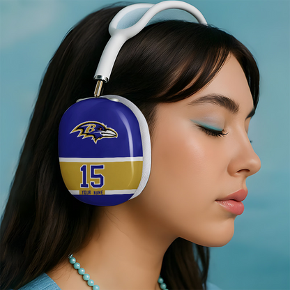 BAL x NFL Special Airpod Max Case Cover Personalized DATND TANTD