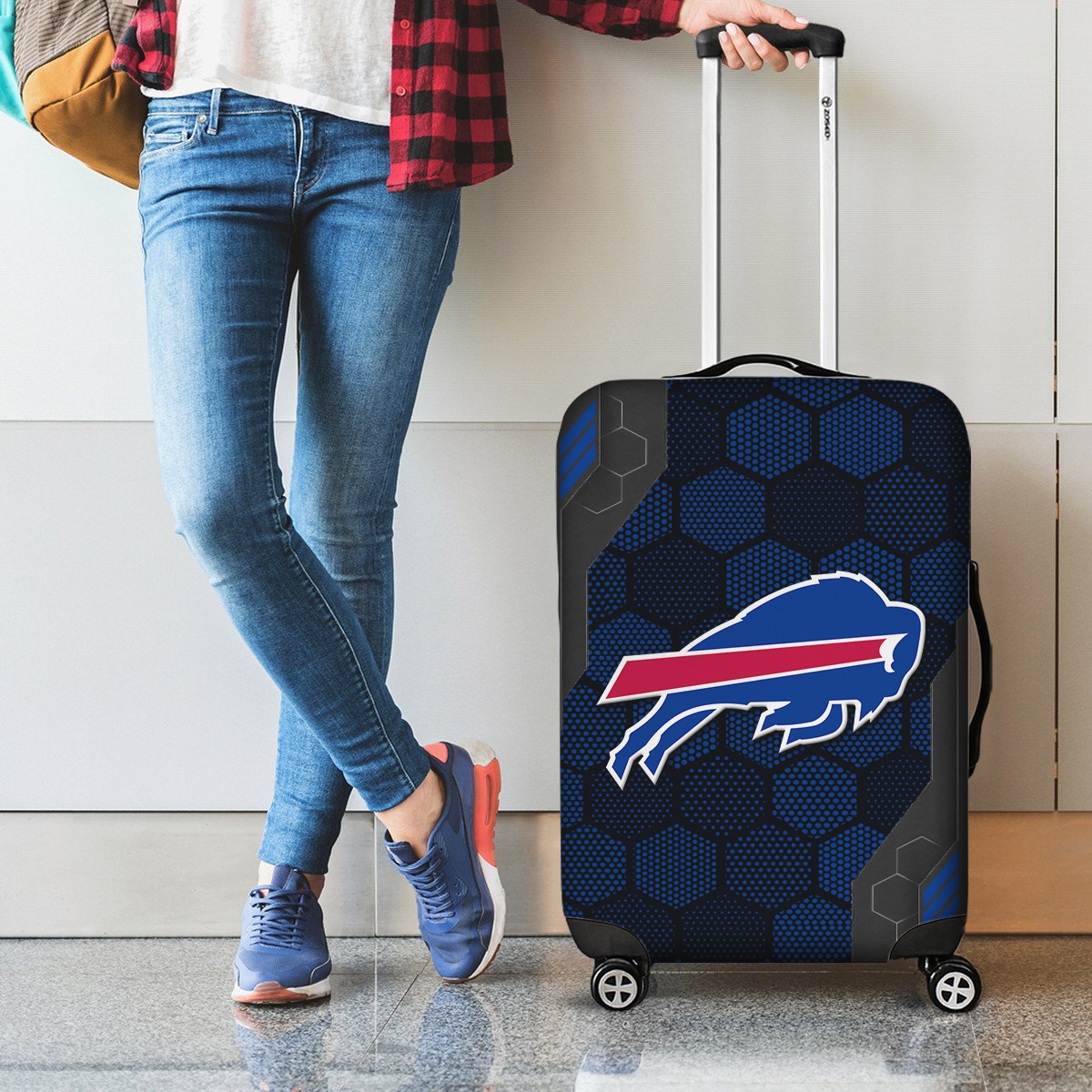 BB NFL V3 Luggage Cover Suitcase Protector DDT NTL