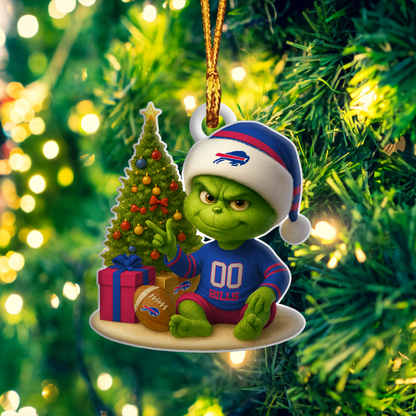 BB NFL x Grinch Premium Ornament DDT NTL