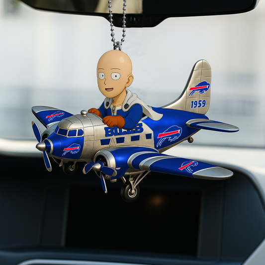 BB NFL x One-Punch Man Premium Car Hanging Ornament DDT HLP