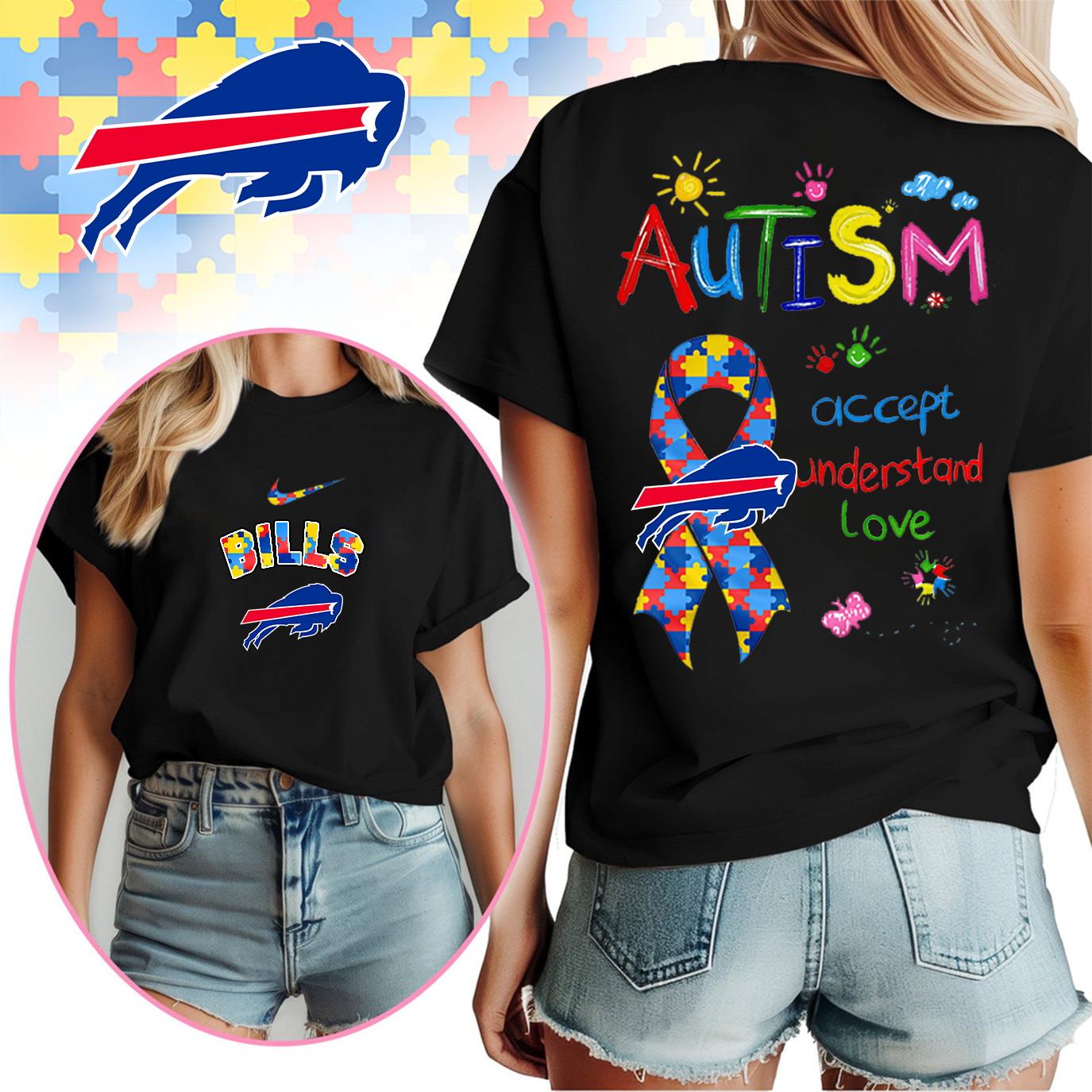 BB Premium Autism Awareness 3D Shirt DDT TTV