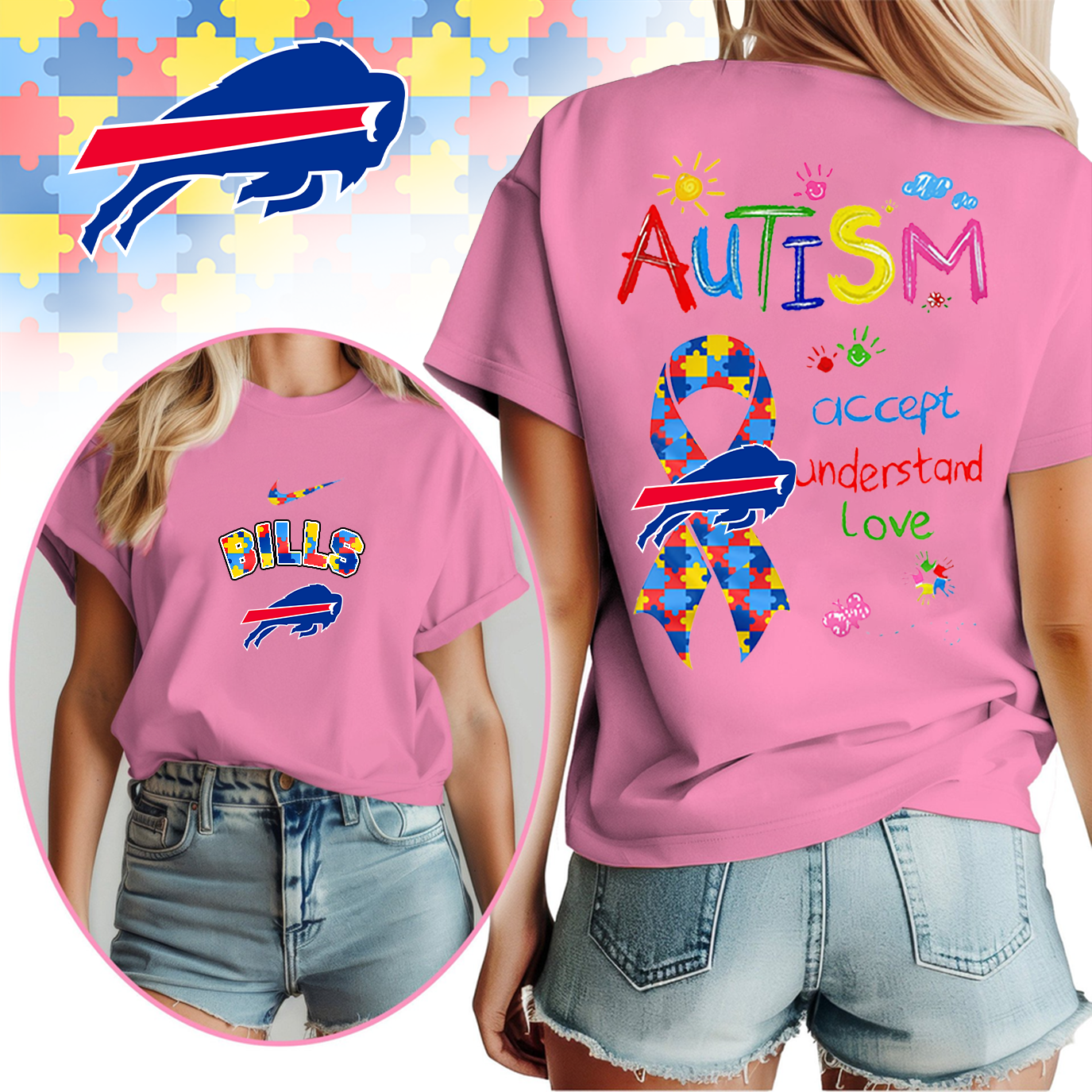 BB Premium Autism Awareness 3D Shirt DDT TTV