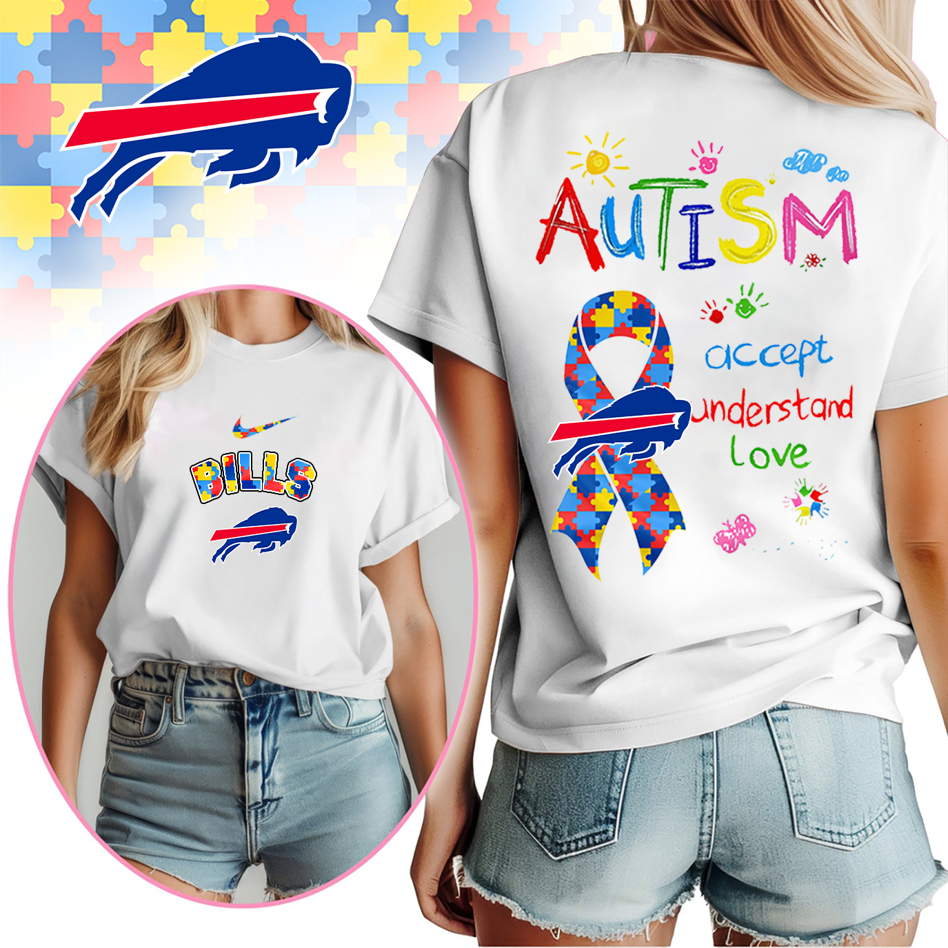 BB Premium Autism Awareness 3D Shirt DDT TTV