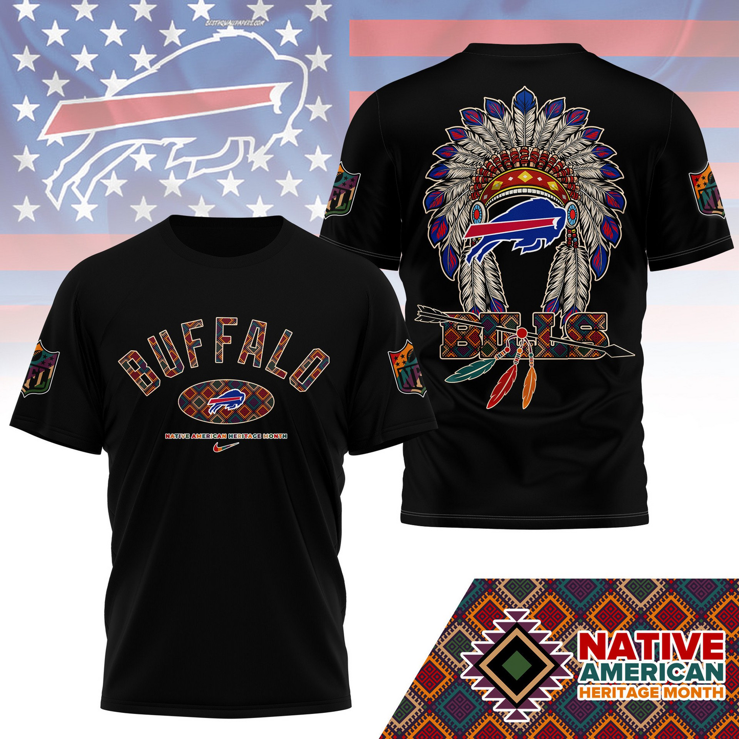 BB Premium Native American Heritage Month 3D Shirt DDT TTV