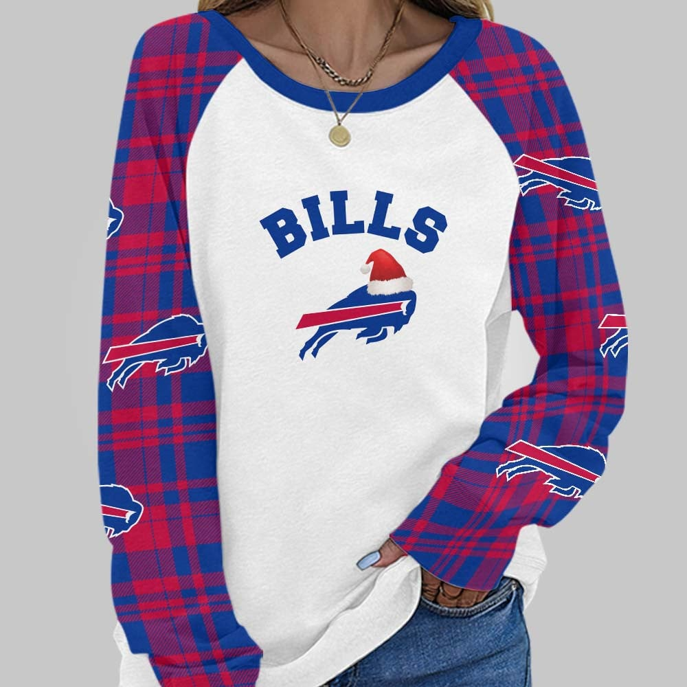 BB Premium NFL Cozy Round Neck Raglan Sleeve Sweatshirt DDT CTND