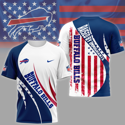 BB Premium NFL Raised By Immigrants 3D Shirt DDT NTL