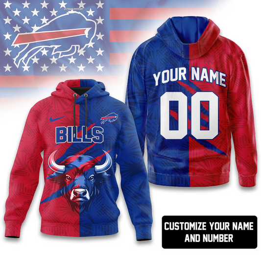 BB Premium NFL Split Color Hoodie DDT HLPHUONG