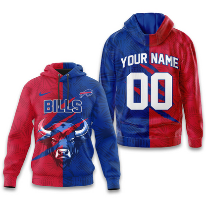 BB Premium NFL Split Color Hoodie DDT HLPHUONG