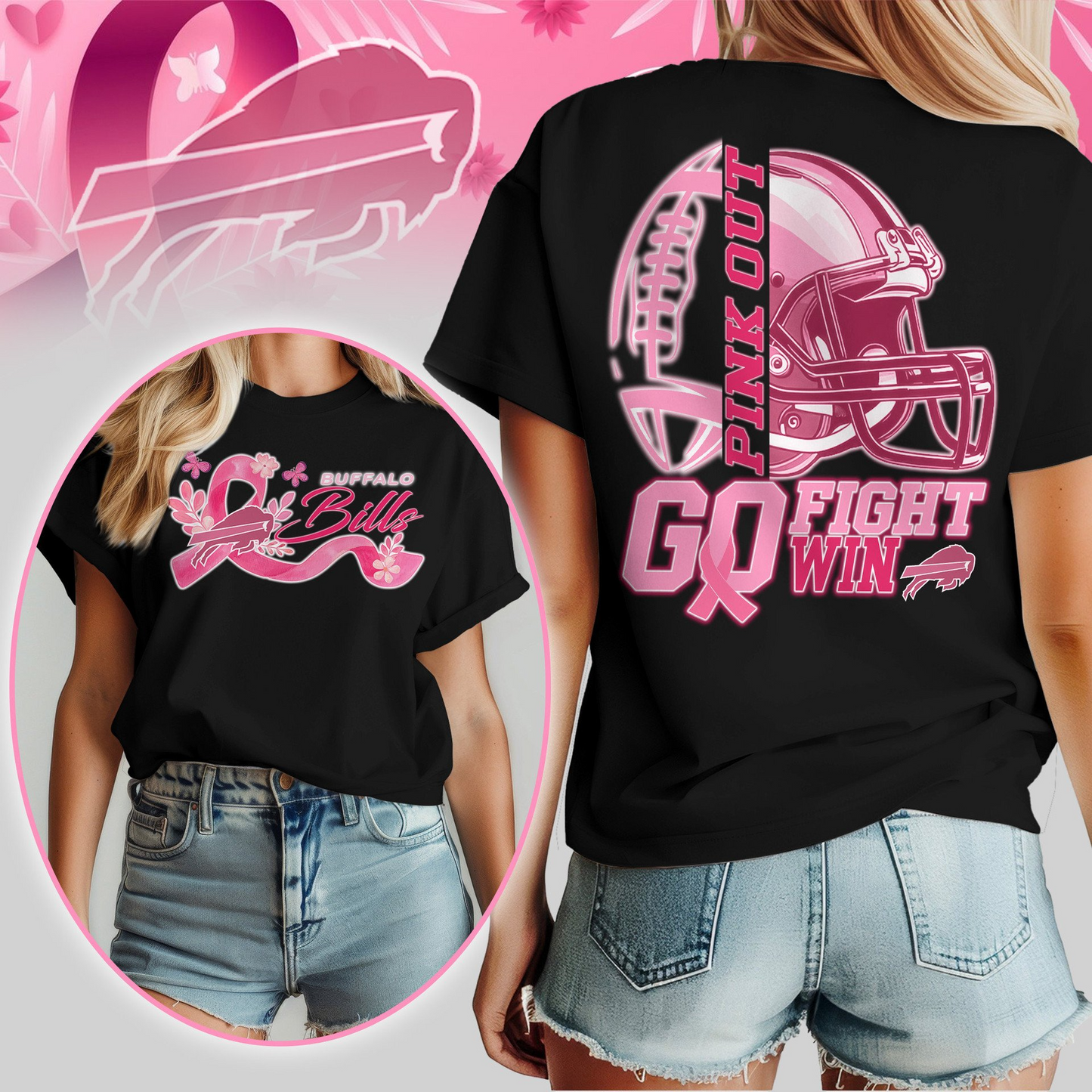 BB Premium Tackle Breast Cancer Women's Shirt DDT TTV