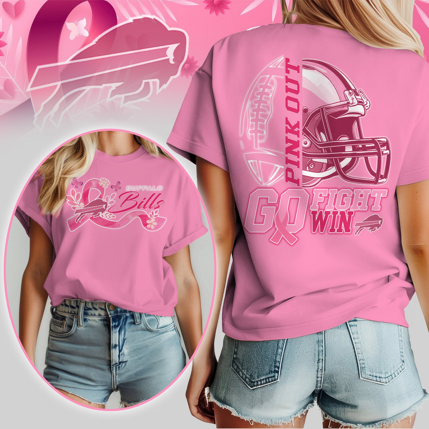 BB Premium Tackle Breast Cancer Women's Shirt DDT TTV