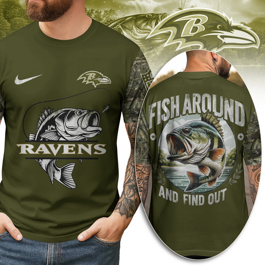 BR Premium Fish Around And Find Out 3D Shirt DDT CTND