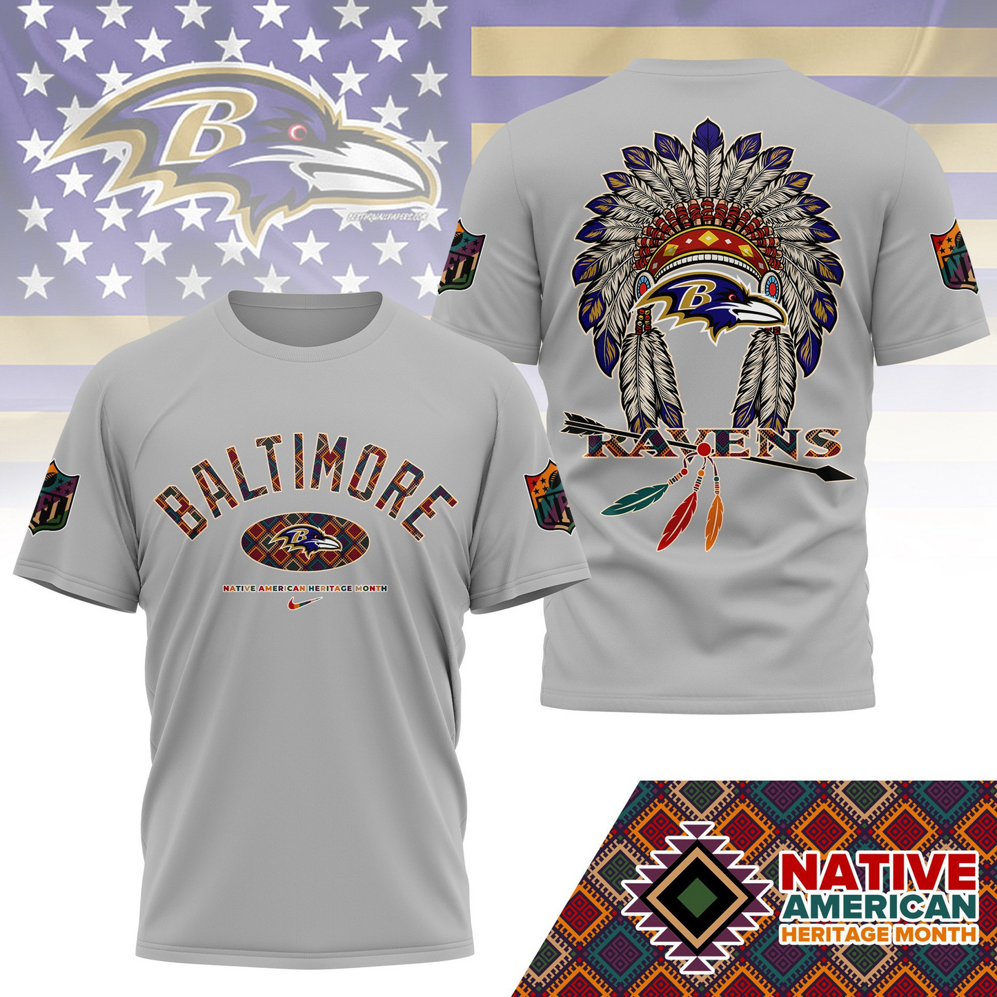 BR Premium Native American Heritage Month 3D Shirt DDT TTV