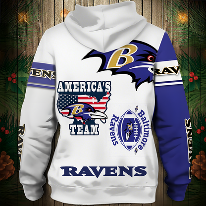 BR Premium NFL V3 3D Graphic Hoodie DDT NTL