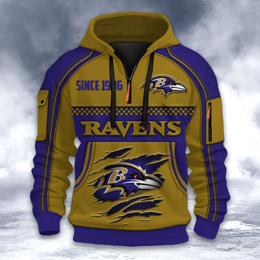 BR Premium NFL Multicolor V2 Zip Hoodie DDT CTND