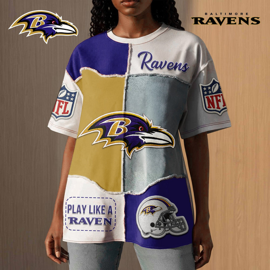 BR Premium NFL Patchwork Vintage T-Shirt DDT CTND