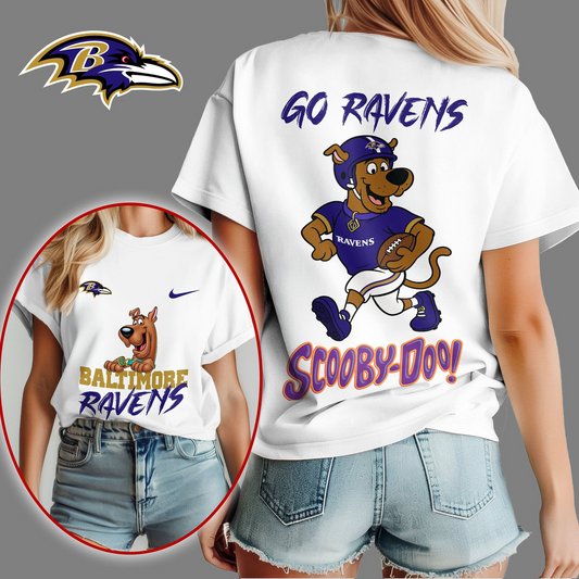 BR Premium NFL Scooby-Doo Fan Women‘s Shirt DDT CTND