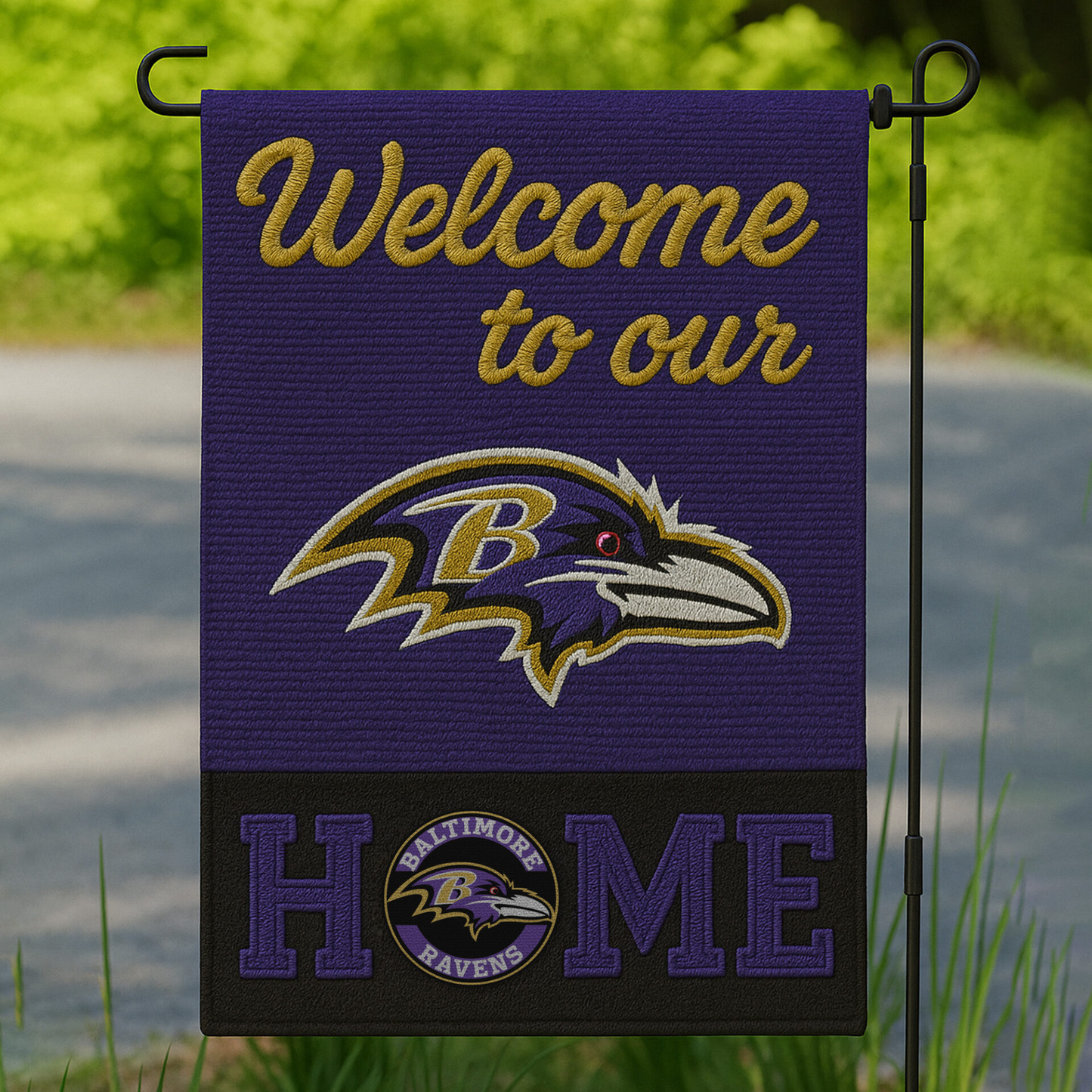 BR Premium NFL Welcome Home Flag DDT NTL