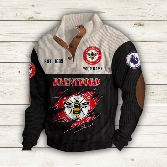 BRE x EPL Double Breasted Stand Collar Hoodies DATND TANTD