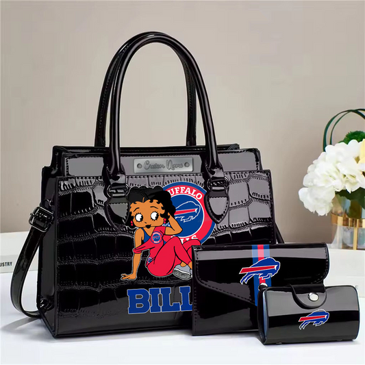 BUF Embossed three-piece handbag set DatND DVT