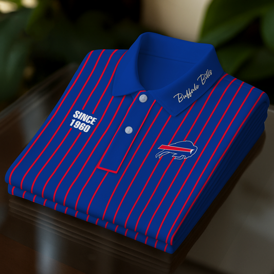 BUF Premium NFL Polo Shirt 2608