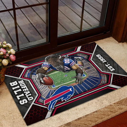 BUF x NFL Custom Doormat DATND TANTD