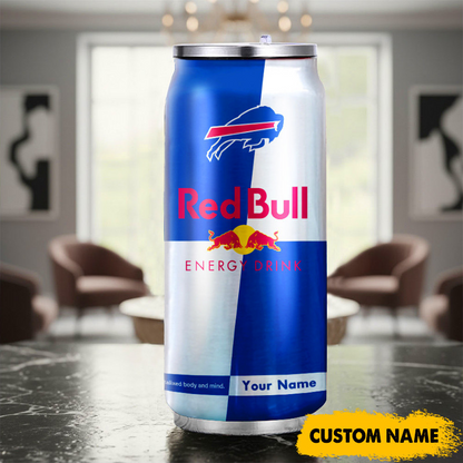 BUF x NFL Mix RedB Drink Can Tumbler Custom Any Name DATND TANTD