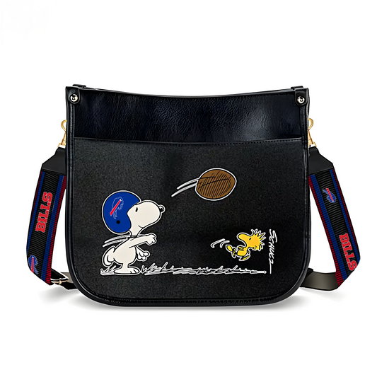 BUF x NFL Peanuts Snoopy Football Shoulder Bag DatND ThuongNH