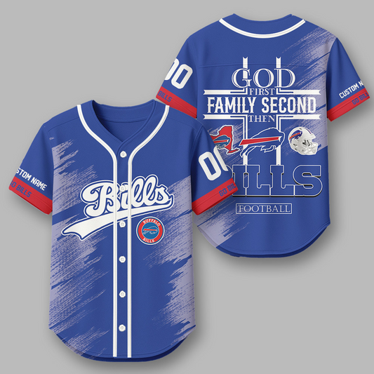 BUF x NFL Premium NFL Baseball Jersey DATND TANTD