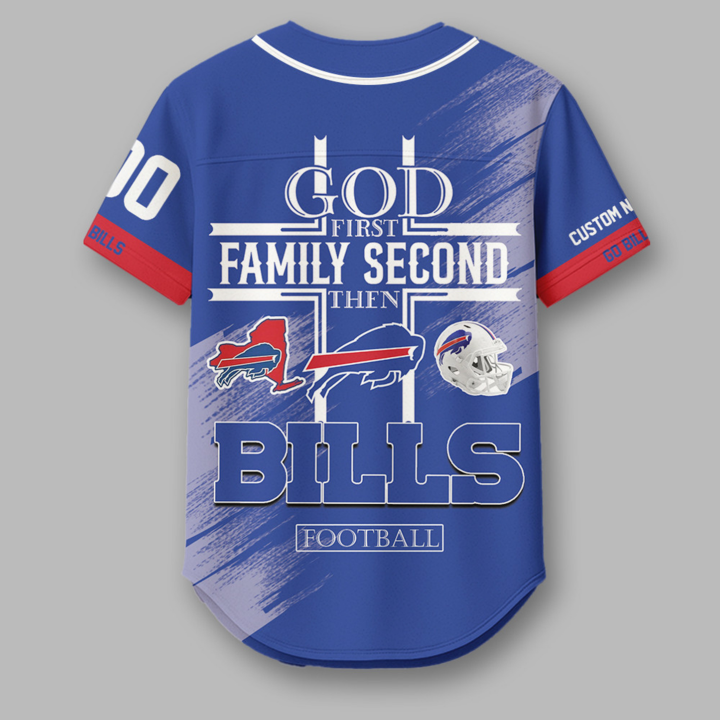 BUF x NFL Premium NFL Baseball Jersey DATND TANTD