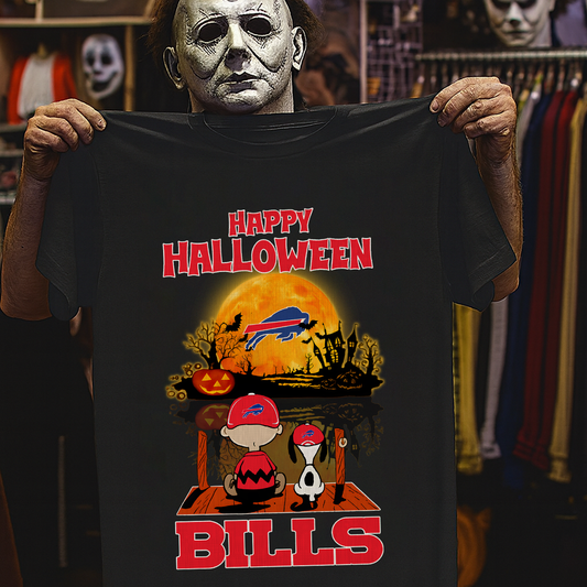 BUF X The Peanuts Snoopy And Charlie Brown Happy Halloween 2D Shirt DatND ThuongNH