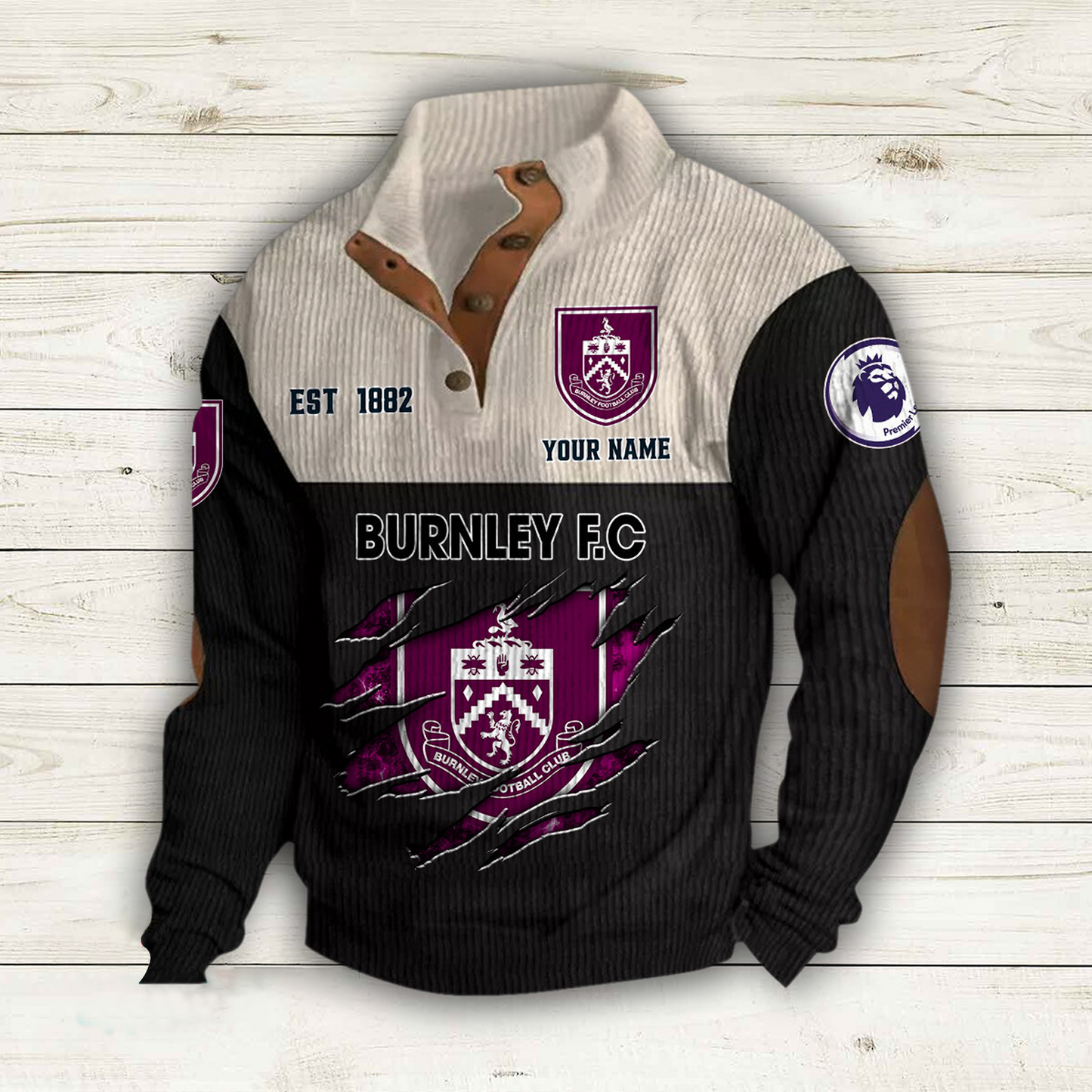 BUR x EPL Double Breasted Stand Collar Hoodies DATND TANTD