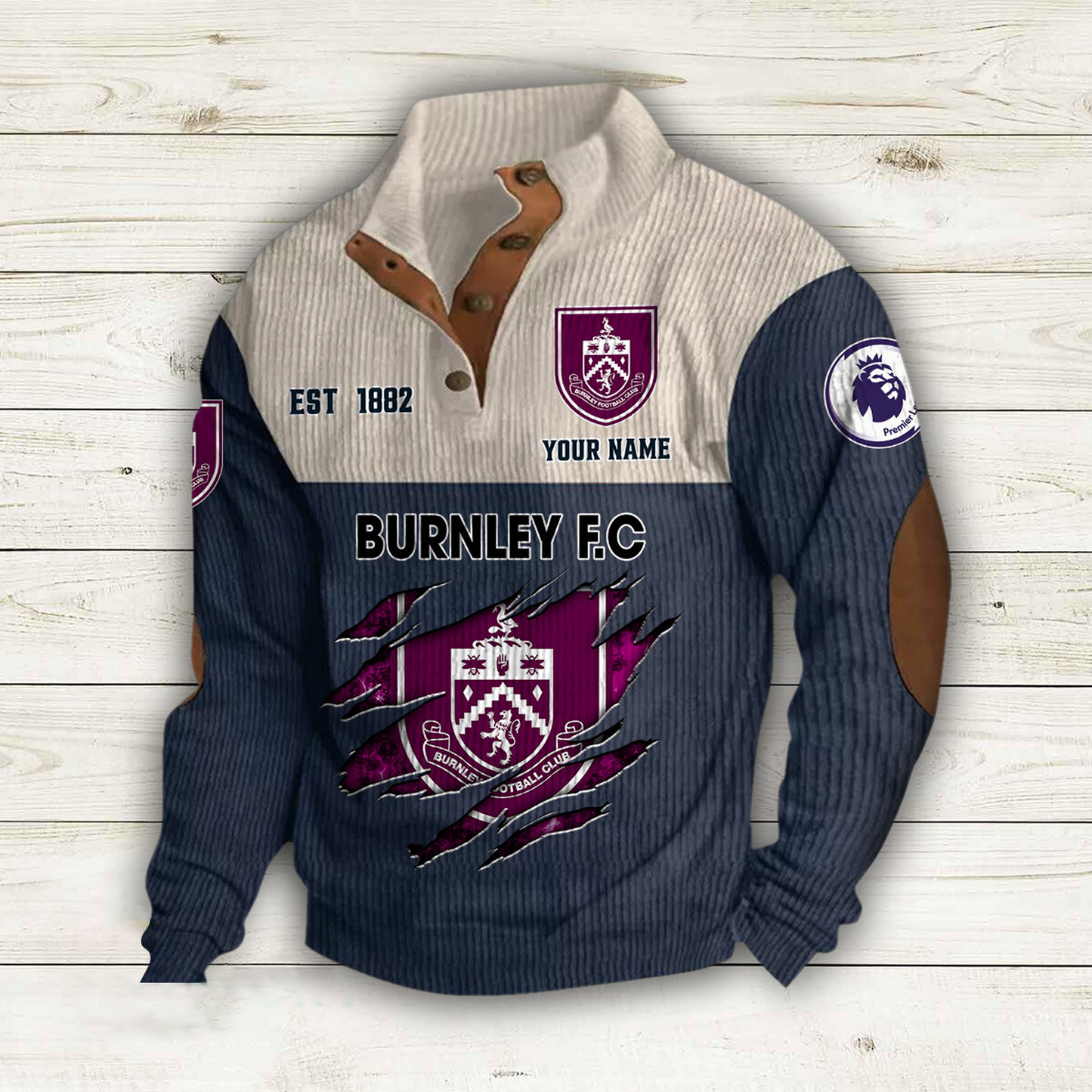 BUR x EPL Double Breasted Stand Collar Hoodies DATND TANTD