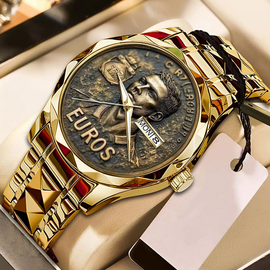 CR7 Alloy Luxury Quartz Watch V1 DATND TANTD