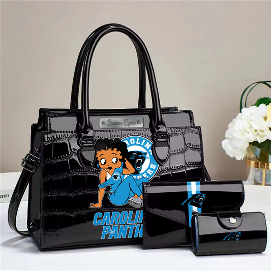 CAR Embossed three-piece handbag set DatND DVT