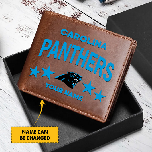 CAR Football Leather Man Black Brown Wallet Personalized Any Name DATND TANTD