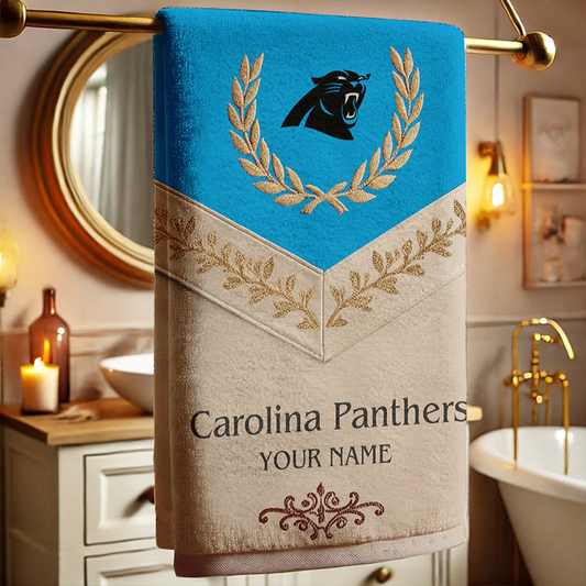 CAR Football New Bath Towel Custom Name DATND TANTD