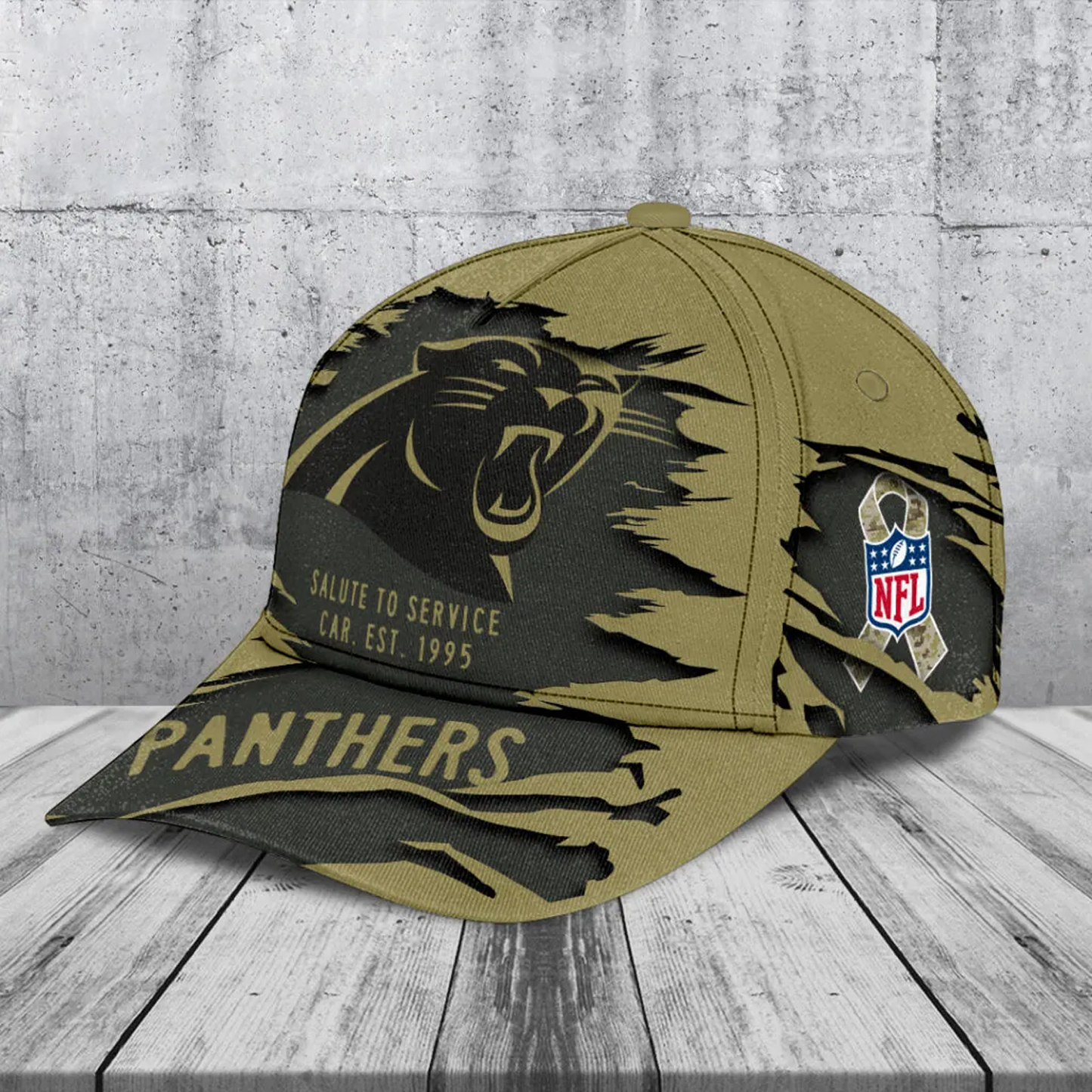 CAR x NFL 2025 Salute to Service Classic Cap DATND TANTD