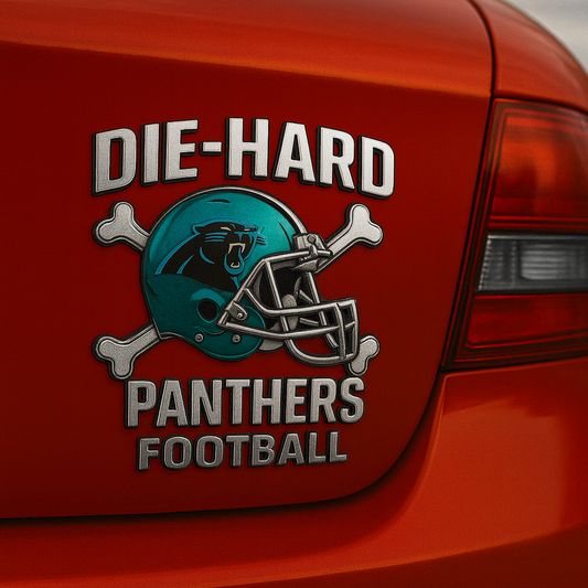 CAR x NFL Premium 3D Car Name Badge DATND DVT