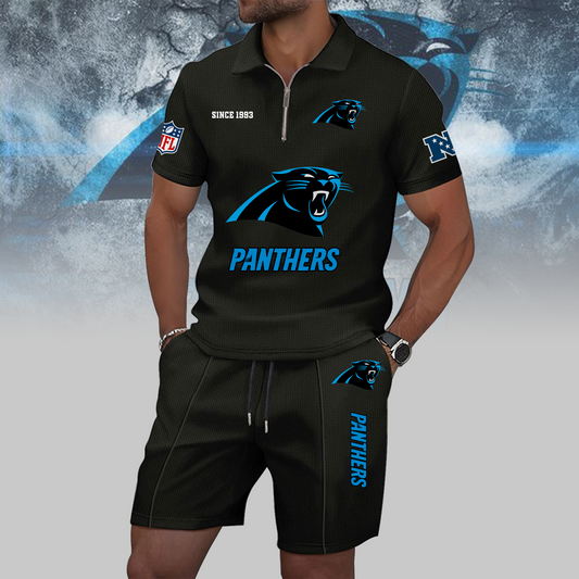 CAR x NFL Zip Polo Set DATND TANTD