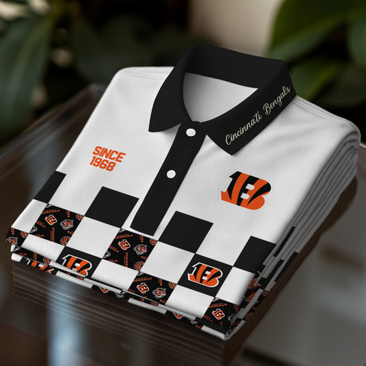 CIN Premium NFL V3 Polo Shirt DDT NTL