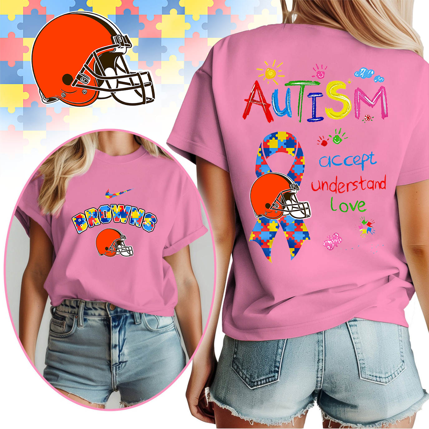 CLE Premium Autism Awareness 3D Shirt DDT TTV