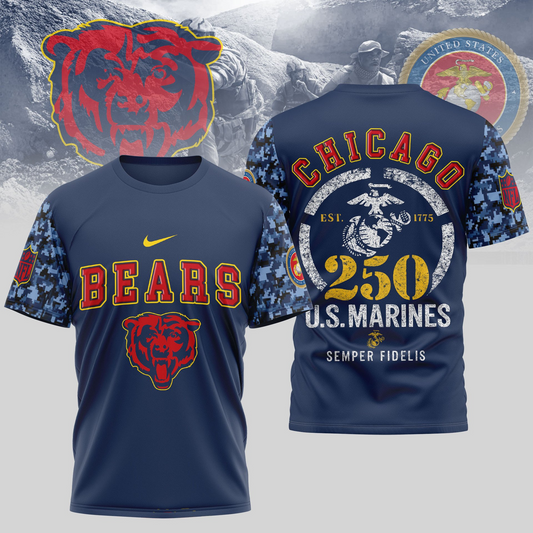CHI Premium U.S.M.C 250 Years Semper Fi 3D Shirt DDT TTV