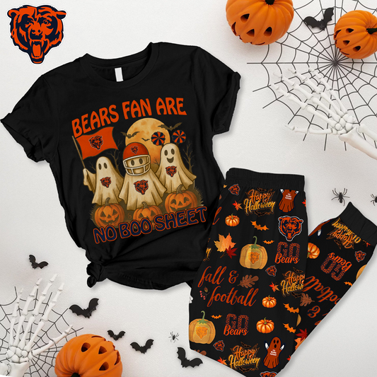 CHI Premium NFL Halloween Pajamas Set DDT NTL