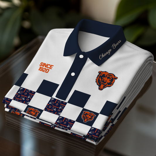 CHI Premium NFL V3 Polo Shirt DDT NTL