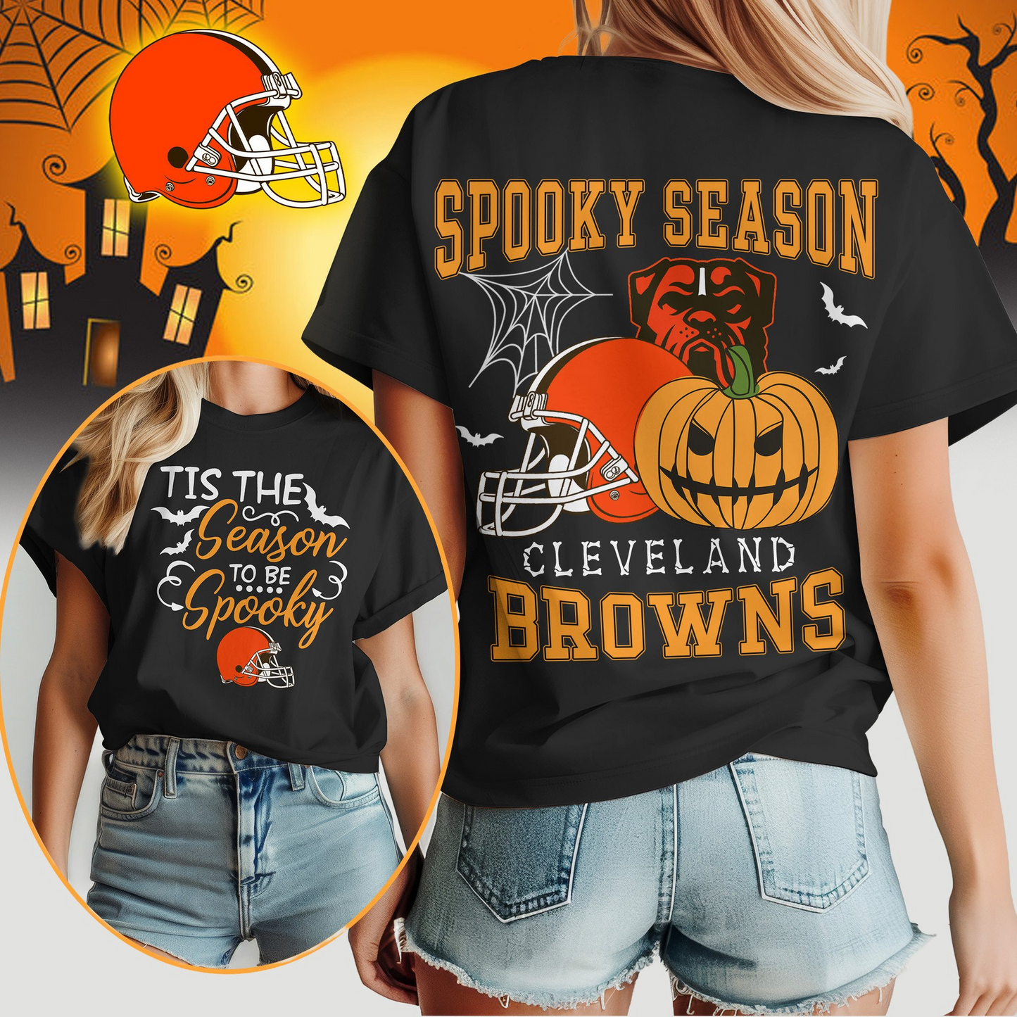 CLE Premium Spooky Season Women 3D Shirt DDT CTND