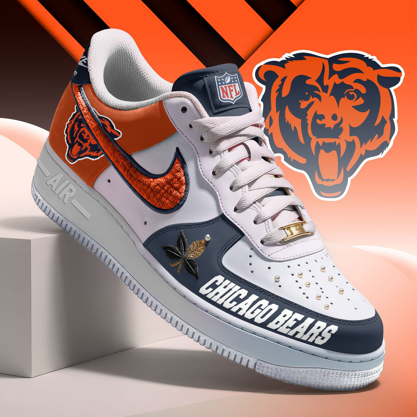 CHI Premium NFL AF1 Sneaker DDT CTND