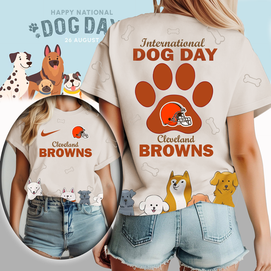 CLE Premium NFL International Dog Day 3D Shirt DDT CTND